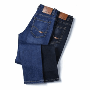 Straight Cut Jeans - 2-Piece - Black/Blue-Black, Jean Wear